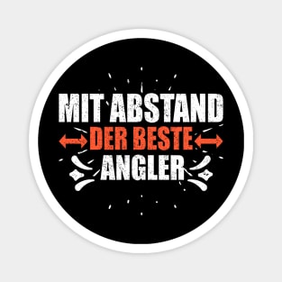 Mit Abstand Beste Angler Witziges Spruch Bleib Zuhause Magnet